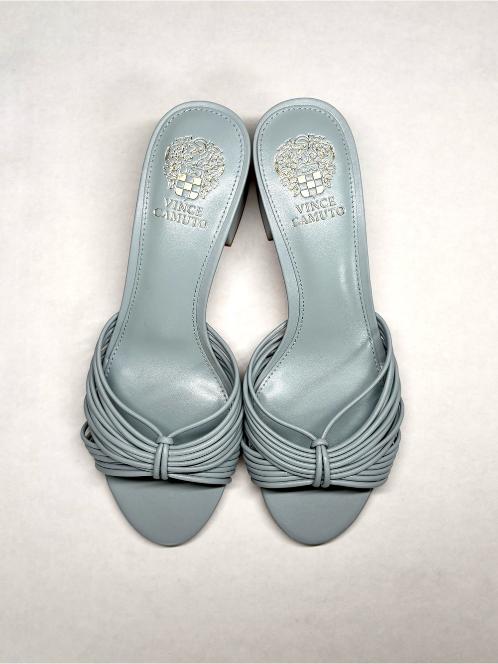 Vince Camuto Lendry Knotted Strap Heel Sandal US 7 Blue - Picture 4 of 11